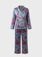 Royal Bloom Satin Set