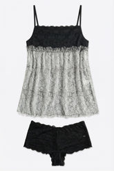 Ivory Whisper Lace Set