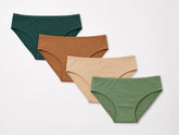 Soft Cotton Bikini 4-Piece Set-XL