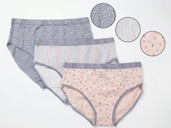 Soft Bloom Brief Set – 3 Pieces-XXL