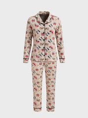 Cozy Cartoon Pajama Set