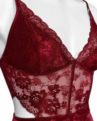 Lace Satin Nightdress