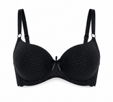 Polka Charm Push-Up Bra