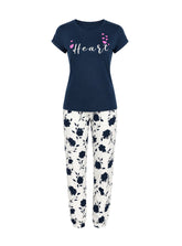 Navy Heart Lounge Set