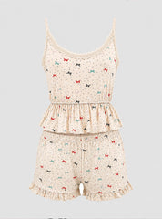 Ribbon Bliss Pajama Set