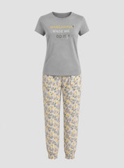 Bloomy Days Pajama Set