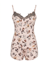 Floral Lace Short Pajama