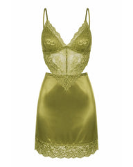 Lace Satin Nightdress