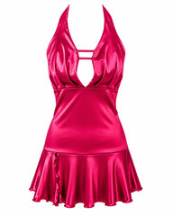 Satin Mini Dress