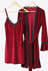 Velvet Robe Set