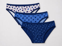 Floral Cotton Bikini 3-Piece Set- XXL