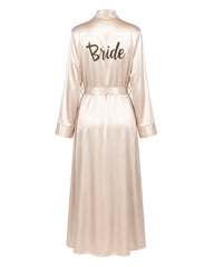 Bride Satin Long Robe