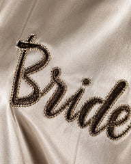Bridal Satin Short Robe
