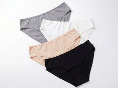 Soft Cotton Bikini 4-Piece Set-S