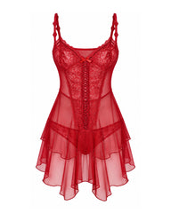 Floral Corset Babydoll
