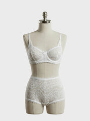 classic lace bra set