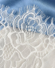 Classic Lace Satin Pajama Set