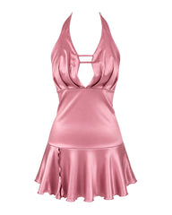 Satin Mini Dress