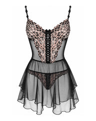 Floral Corset Babydoll