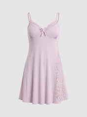 Midnight Lace Slip