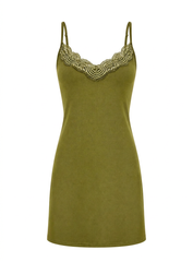 Olive Boho Night Set