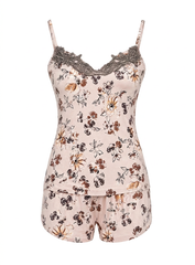 Floral Lace Short Pajama