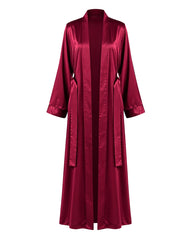 Satin long robe