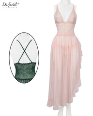 Emerald Lace Dream Nightgown